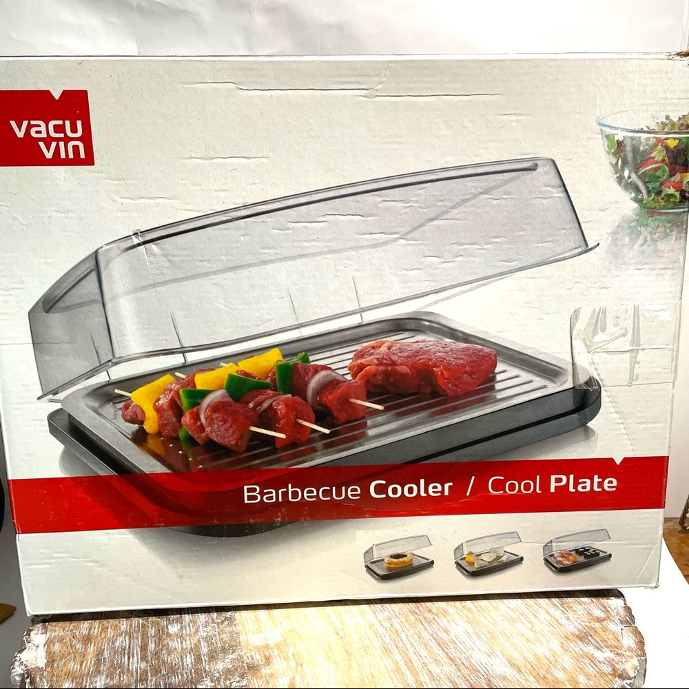 Vacu Vin Cool Plate wirh lid Barbeque Cooler